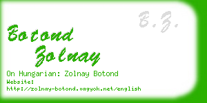 botond zolnay business card